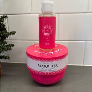 Solo En Ibiza LG body Cream & Bubble Bath